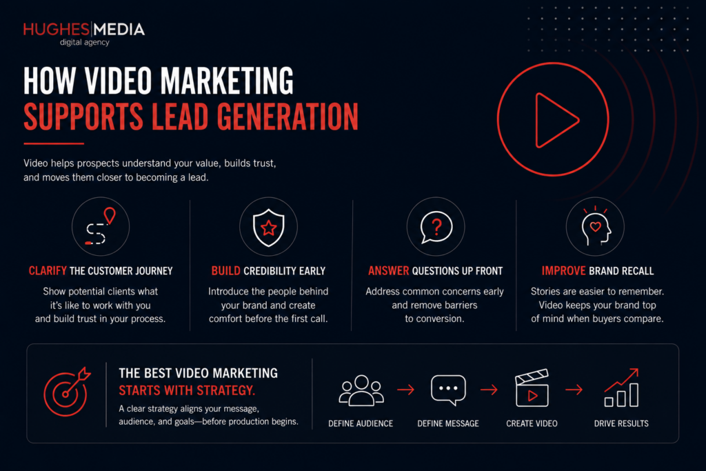 Hughes Media explains how video marketing supports lead generations